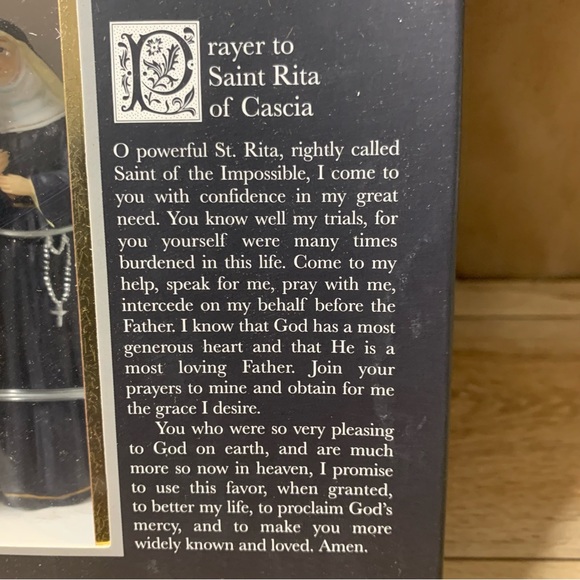 New! St Saint Rita Cascia Patroness Impossible Cases Abuse Marriage Difficulties - Picture 4 of 8